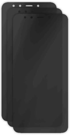 apgo 3x Cristal protector híbrido mate Privacy compatible con Xiaomi Mi A2 (Mi 6X), cristal nano flexible, gran reemplazo para el cristal templado, pegado completo, anti-espía