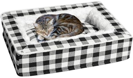 Hundebett – Warmes -Schlafnest | Welpenbett für kleine Hunde mit rutschfester Unterseite | für Wohnzimmer, Kiste, Innenraum, Hundehütte