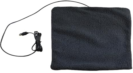 Heizkissen für Hunde – Heizmatte mit USB-Aufladung, intelligenter Thermostat, 25,4 x 25,4 cm, rutschfeste und wasserdichte Funktion | Ideal für Welpen, Katzen, die im Freien schlafen, Cag