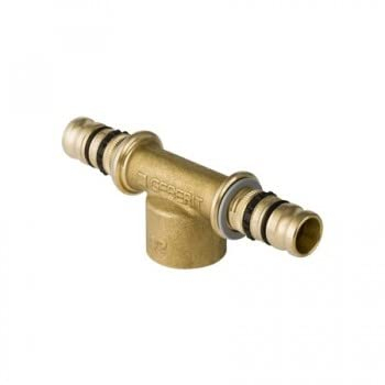 'Geberit Systeme Steckdose – Mepla Armaturenplatte Tee press. Femm.26 – 1/2-26