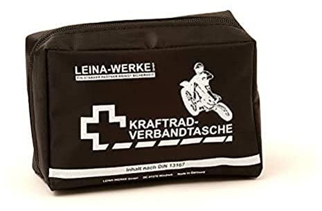 Leina Werke 17011–Trousse de Secours Type II pour Motocyclette sans Fermeture Velcro-Couleurs Assorties