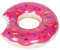 Aufblasbarer Donut Schwimmreifen; Schwimmring für Pool-Partys, Luftmatratze für Strandurlaub und Bade-Abenteuer (Pink, Ø 120 cm)