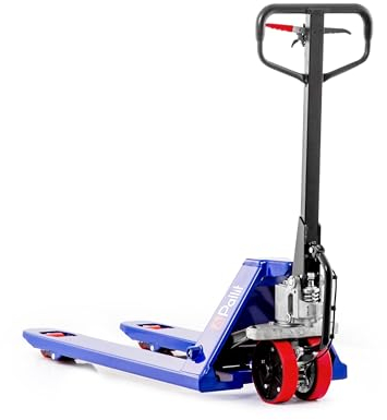 Pallit Transpalette START avec aide au démarrage | Capacité de charge 2500 kg | Longueur de fourche de 1150 mm | Roues en PU