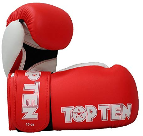 TOP Ten Boxhandschuhe XLP rot/weiß 10 Oz