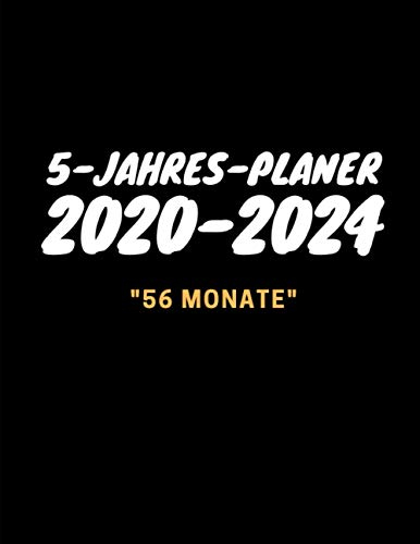 5-Jahres-Planer 2020-2024 56 Monate: Jahresplaner Monatskalender