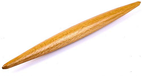 Rolling Pin Solid Wood Dough Roller for Baking Pizza Pie Crust Pastries Pasta Cookies