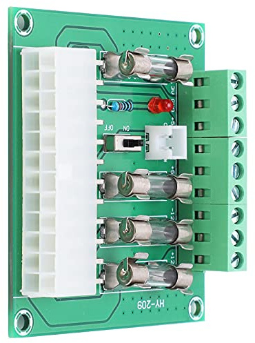 ATX Netzteil Breakout Board 20Pin 24Pin ATX Power Board Computer Netzteil Adaptermodul für Desktop-Computer