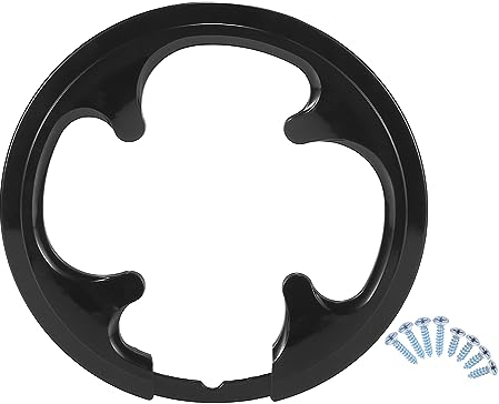X AUTOHAUX 42 44 Zähne 7,4 cm 10,1 cm Fahrrad Kurbelgarnitur Kettenradabdeckung Schutz Kettenrad Schutzhülle Schwarz