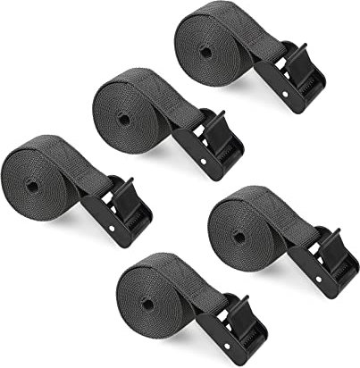 Folgtek Trail & Game Kamera-Befestigungsgurte Zurgurt Spanngurt, tragbar, UV-beständig und faltbar, Nylonfaser-Gurt, Jagdkamera-Baumgurt, 145 cm für Trail-Kameras-Zubehör (dunkelgrau)