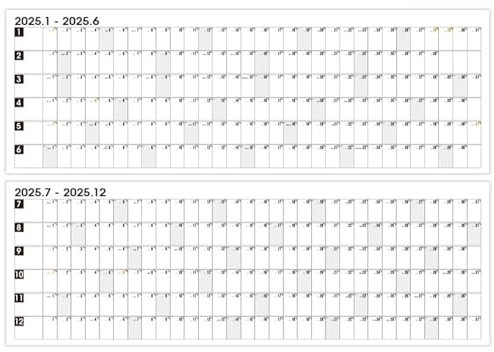 Calendario da parete per tutto l'anno, calendario familiare 2025, calendario annuale decorativo, calendario organizzativo 2025, calendario da parete grande, calendario per la pianificazione familiare,