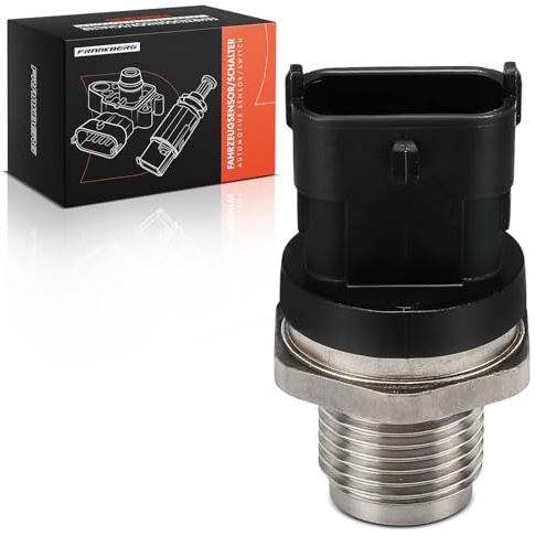 Frankberg Sensor Kraftstoffdruck Raildrucksensor 3-polig Replace# 504247741 | Kompatibel mit Corsa D S07 Corsa C Kasten/Schrägheck X01 Ducato Kasten 250 Astra J Caravan P10 Insignia