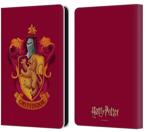 Head Case Designs Offizielle Harry Potter Gryffindor Kamm Chamber of Secrets I Leder-Wallet-Hülle Kompatibel mit Amazon Kindle 11th Gen (2024)