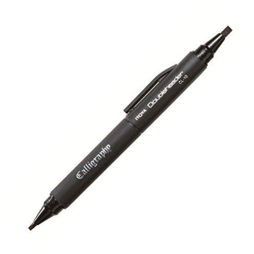 ITOYA CL-10BP-BK Doubleheader Calligraphy Marker Black