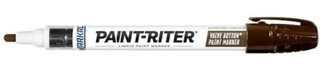 Valve Action® Paint Markers - brown valve action paintmarker