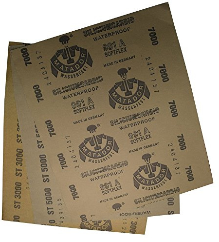 High Precision Polishing Sanding Wet/Dry Abrasive Sandpaper Sheets -Grit 3000 5000 7000 Germany