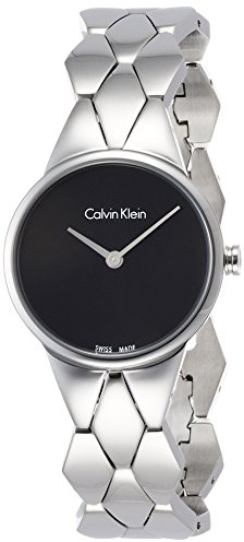 Calvin Klein DamenArmbanduhr Analog Quarz Edelstahl K6E23141
