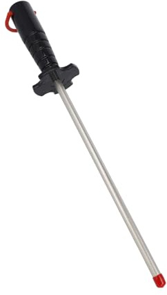 DMT Diamond Steel™ Diamant Schleifstab 12 Fein | Messerschärfer in Profiqualität | 30cm Wetzstahl für Messer und Werkzeuge | Made in USA | DS2F