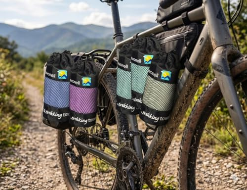 Mikrofaser Handtücher von Evonell verschiedene Größen und Farben ultra leicht extrem saugfähig, Sporthandtuch, Reisehandtuch, Badetuch, Outdoorhandtuch