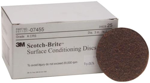 Scotch-Brite Surface Conditioning Disc 07450, 4 in x NH A CRS