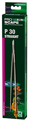 JBL ProScape Tool P Straight 61548 Gerade Pinzette zum Dekorieren und Pflanzeneinsatz, straight (30 cm)