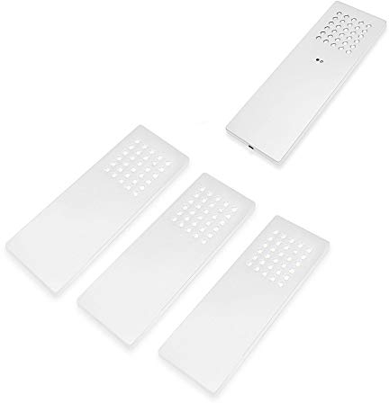 Lampe LED sous meuble luminaire de cuisine spot de sous-face, taille du kit : lot de 4, interrupteur : capteur intégré