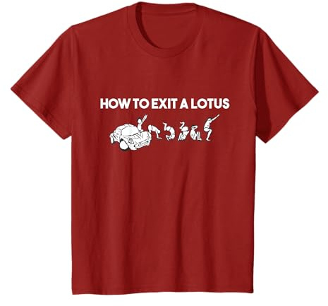 Wie, um einer Lotus Racing Auto Funny Witz Drag Autocross Tee T-Shirt