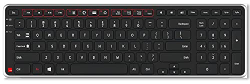 Contour Balance Keyboard | Teclado con Cable USB | Diseño de EE. UU. | Superfino | Ergonómico | Teclado numérico + Teclas mulPmedia | Hogar y Oficina | para Windows y Mac