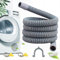 Moocuca Washing Machine Hose Extension Kit, PVC, Grey, 1.5M, Kit of 1