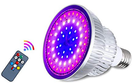 YZ-LIANG Riscaldatore per Animali Domestici LED Full Spectrum Grow Light/Lampada 64LEDs 50W LED pianta Lampadina/Semi di Lampada for Il Fiore pianta coltiva Indoor Tenda/Box con Telecomando