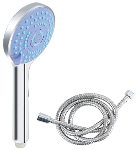 SLFYEE Duschkopf mit Schlauch 1.5M Hochdruck Duschkopf mit 3 Strahlarten Brausekopf Wassersparend Duschbrause Handheld