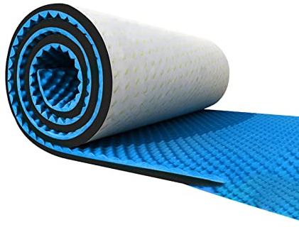 HARICSET Akkustik Platten Noppenschaumstoff, Akustik Schaumstoff, Dämmung für Tonstudio, YouTube-Raum, Schallabsorbierende Dämpfungswand Schaumpyramide(Size:5cm Thick)