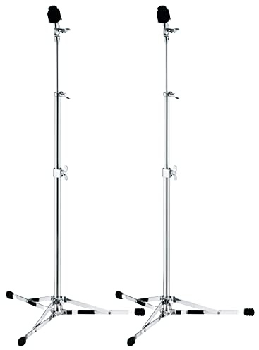 TAMA CLASSIC Series Beckenständer Bundle - 2-teilig, im Vintage Look der 60er Jahre und 1,48kg pro Einheit (HC52FX2)