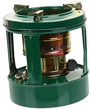 BESPORTBLE Portable Indoor/Outdoor Heater and Cooker - Mini Grill, Metal Burner Stove for Camping, Barbecue - Kerosene/Paraffin Fuel