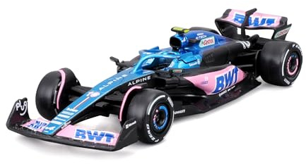 Bburago - Renault Alpine A523 Esteban Ocon #31 2023 - Realistisches Modellauto im Maßstab 1:43, gefahren von Esteban Ocon, offizielle Renault-Lizenz, empfohlenes Alter 3+ Jahre