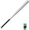 Baseballschläger für Baseball verwendet, Silber Aluminium, 21 Zoll