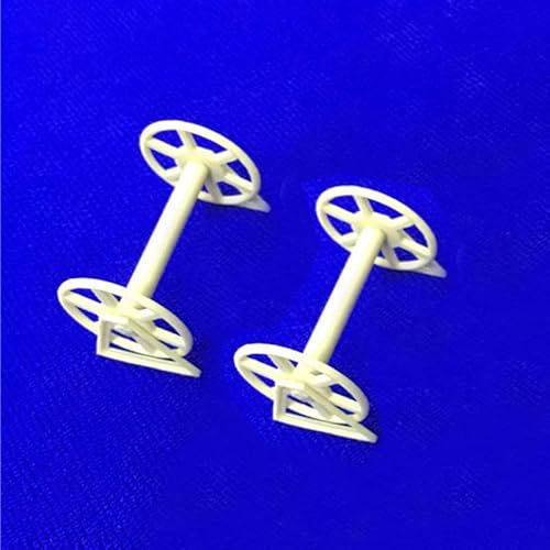 KUENCE 2set Harz Winde Höhe 30mm Simulation Capstan Breite 23/33/46mm Miniatur Ankerwinde Micro Kauf for RC Boot Modell Zubehör (Color : Big 30x46mm)