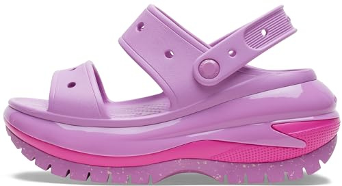 Crocs Unisex-Adult Mega Crush Sandal, Platform Sandals, Multi, 5 Men/7 Women