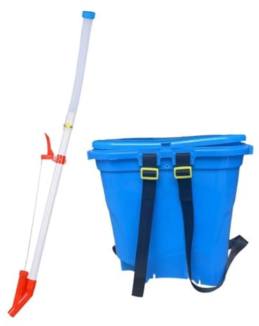 Folpus Épandeur d'engrais Manuel 25L, Distributeur d'engrais Multifonction pour Ferme, Port Unique