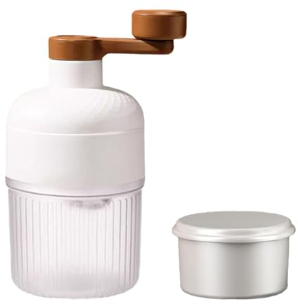 Portable Ice Crusher Hand Crank Ice Crusher Snow Cone Machine Shaved Ice Machine for Camping