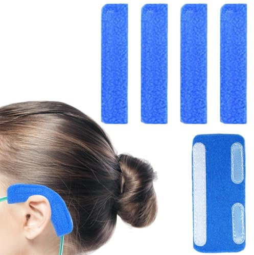 IKOPFLN 5 pièces Coussinets d'oreille pour canule nasale,Doux Enveloppe De Canule Housses D'oxygène Protecteur D'oreille pour Utilisateurs D'oxygène