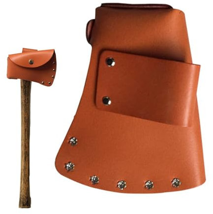 TocaFeank Leder-Axt-Holster, Leder-Axt-Gürtelschlaufe | Weiches Leder Axtgürtelschlaufe Axtholster | Hammerbeilträger, Hammerhalter, Starke Tragfähigkeit, Outdoor-Ausrüstung