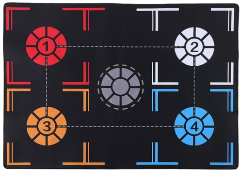 BESPORTBLE Tapis D'Entraînement De Basket-Ball Tapis De Dribble Basket 36.22X26.38In Absorption Des Chocs Pour Intérieur Et Extérieur Pour Adolescents Et Adultes Outil D'Entraînement