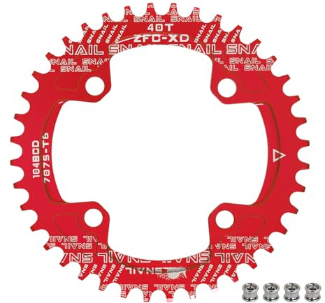 BESNIN 104 BCD Kettenblatt Rund 30/32/34/36/38/40/42/44/46/48/50/52 Zähne Fahrrad Kettenblatt Schmal-breit für 7/8/9/10/11/12-fach MTB, BMX, Mountainbike, Rennrad
