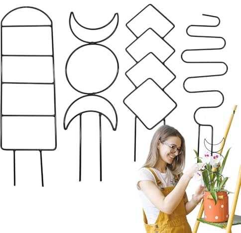 Treillis pour d'intérieur – Tuteur pour en Pot d'intérieur – Obélisques en métal pour grimpantes telles Que Les treuils de Lierre