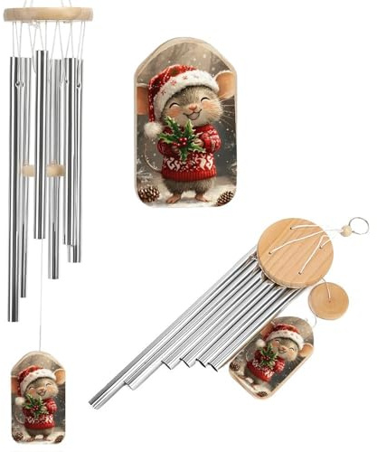 Carini topi Agrifoglio Scacciapensieri per esterni Memorial Windchimes Garden Decor Gift