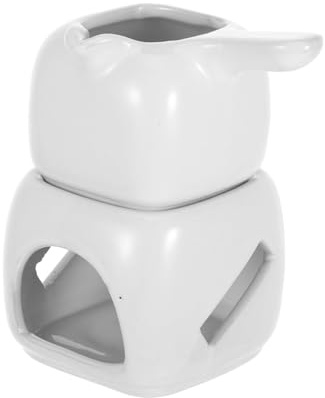 CHAKAE Rapid Heating Ceramic Chocolate Melting Pots For Fondue And Desserts Butter Warmer Aromatherapies Oil Burners Pots Fondue Set