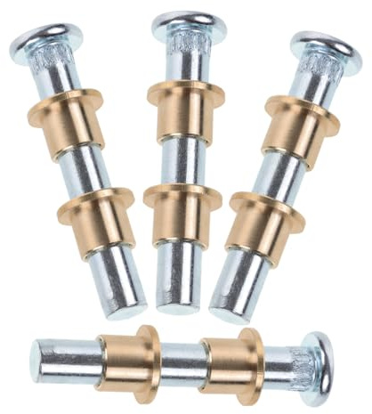 Cabilock Kit di Riparazione Cerniere Porta Auto in Ferro e Rame Argento, Design Facile da Usare, Set 1 per Riparazione Portiera Veicolo