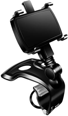 Support de Téléphone Voiture pour Tableau de Bord Automobile, Multifonction Universelle Socles téléphone Portable avec Clip à Ressort réglable Rotatif à 360° pour Les Smartphones de 4 à 7.2’’