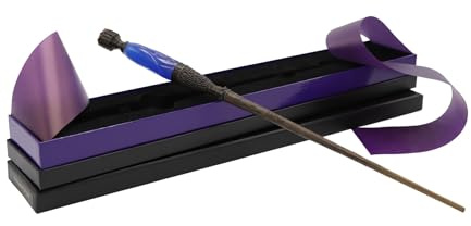 Harry Potter Goblet of Fire Wand, 36cm | 20th Anniversary Celebration, Triwizard Tournament Inspired, Wizarding World Collectible, Display Box & Info Card