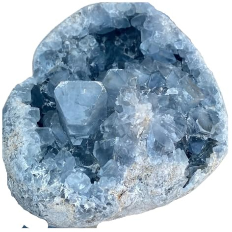 UYCUODLUY 1 Cristal de Cuarzo celestita Azul 80-100 g